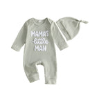 Baby Boygirl Towel-embroidered Striped Long-sleeve Onesie With Hood