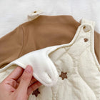 Baby Winter Thickened Jumpsuit Thick Warm Hooded Romper