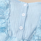 Summer Baby Girl Sweet Sleeveless Mesh Lace Flower Dress