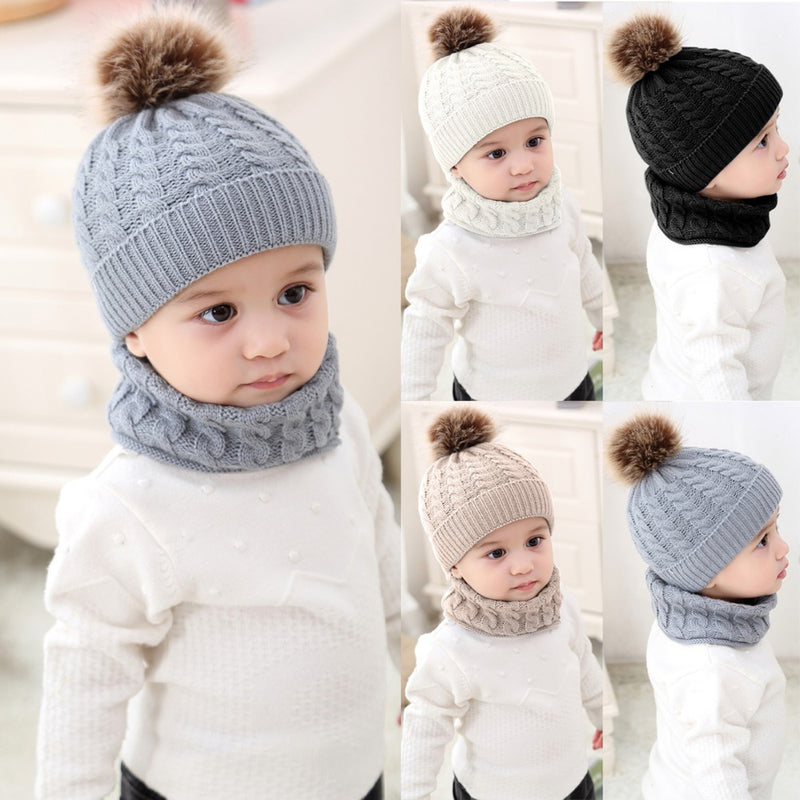 Baby Winter Cap + Scarf set