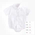 Baby Clothes Boys Baby Shirt Newborn Cotton Short Sleeves