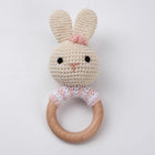 Hand-knitted Baby Crochet Animal Rattle