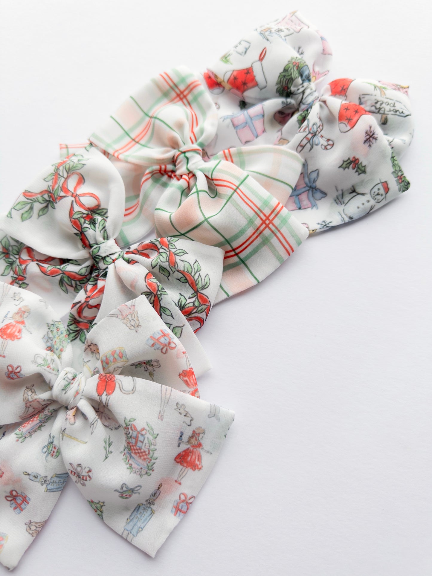 Christmas Chiffon Bows