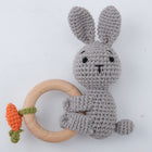 Hand-knitted Baby Crochet Animal Rattle