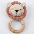 Hand-knitted Baby Crochet Animal Rattle