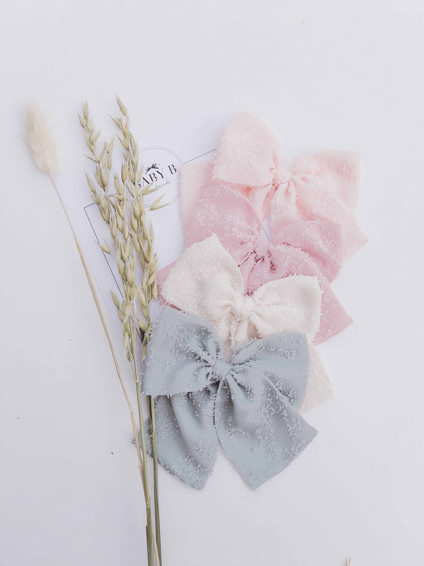 Frayed Chiffon Bow