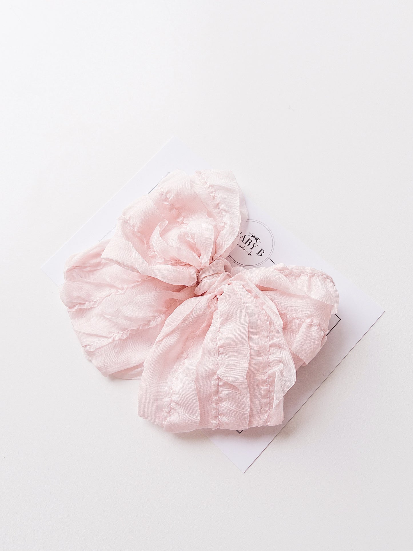 Baby Ruffle Chiffon Bow